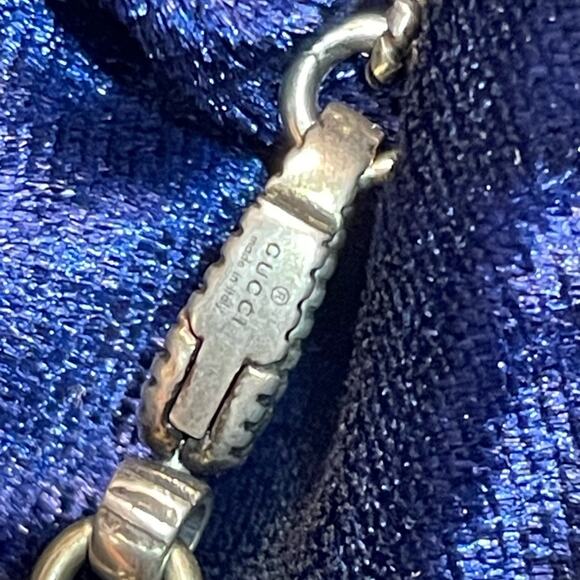 Gucci 925 Sterling Silver Double GG necklace full inclusion with COA - Picture 4 of 5